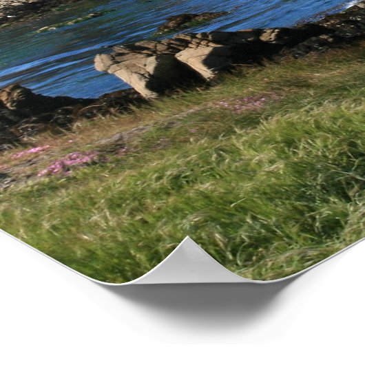 モントレ湾海岸線写真(3/6) ポスター (角)