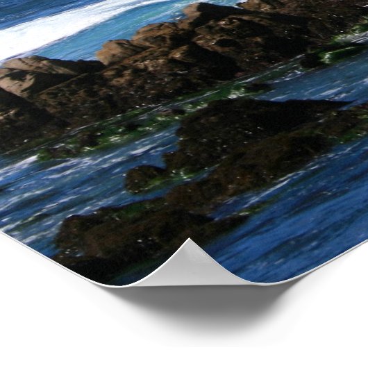 モントレ湾海岸線写真(6/6) ポスター (角)