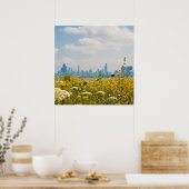 モントローズ・ハーバーの鳥から見たシカゴ ポスター (キッチン)