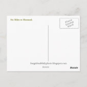 モントークまで6マイル ポストカード (裏面)