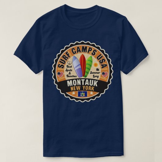 モントークニューヨーク1 Tシャツ (デザイン正面)