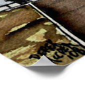 モントークポイントライトハウスニュー絵画ヨークズアート ポスター (角)