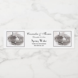 モントークポイントライトハウスハンプトンロングアイランドNY ペットボトルラベル