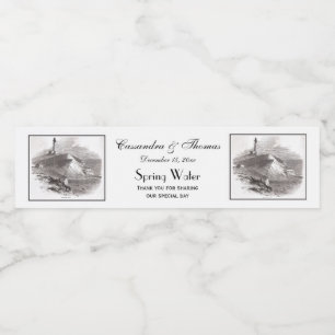 モントークポイントライトハウスハンプトンロングアイランドNY ペットボトルラベル