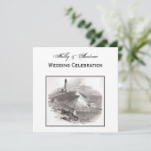 モントークポイントライトハウスハンプトン結婚ズSQ 招待状 (スタンド正面)