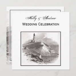 モントークポイントライトハウスハンプトン結婚ズSQ 招待状