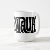 モントークヴィンテージレトロデザインニューヨークハンプトン コーヒーマグカップ (正面右)