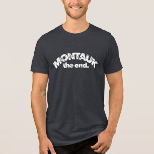 モントーク・ジ・エンド ロングアイランド ニューヨーク ディッチ・プレインズ トライブレンドＴシャツ