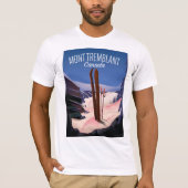 モント・トレンブラン スキー カナダ Tシャツ (正面)