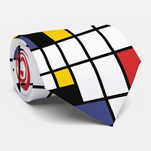 モンドリアネスク ネクタイ (ロール)