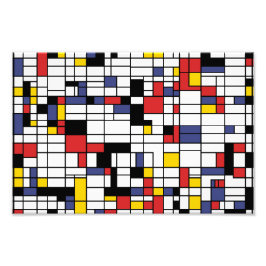 モンドリアネスク フォトプリント           