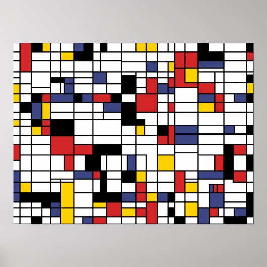 モンドリアネスク ポスター (正面)