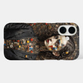 モンドリアンとカンディンスキースタイルガールカバー Case-Mate iPhoneケース (裏面 (横))