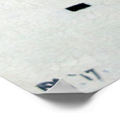 モンドリアンのカラーAのコンポジション ポスター (角)