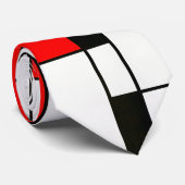 モンドリアンのスタイルの抽象美術 ネクタイ (ロール)