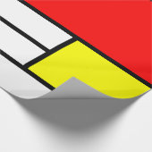 モンドリアンのスタイルの芸術 ラッピングペーパー (角)