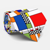 モンドリアンの刺激を受けたなネクタイ ネクタイ (ロール)