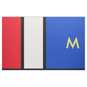 モンドリアンの刺激を受けたな幾何学的設計の抽象美術 ファブリック (ファットクウォーター)