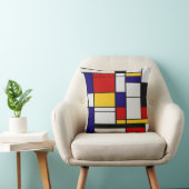 モンドリアンの幾何学 クッション (椅子)