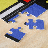 モンドリアンの幾何学 ジグソーパズル (側面)