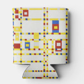 モンドリアンの最高傑作:ブロードウェイブギーウーギー 缶クーラー (裏面)