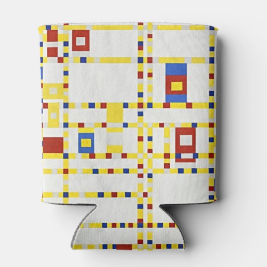 モンドリアンの最高傑作:ブロードウェイブギーウーギー 缶クーラー (裏面)