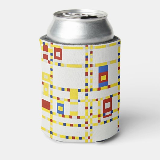 モンドリアンの最高傑作:ブロードウェイブギーウーギー 缶クーラー (缶裏面)