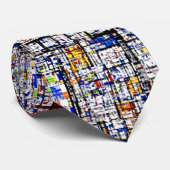 モンドリアンはグランジなタイに会います ネクタイ (ロール)