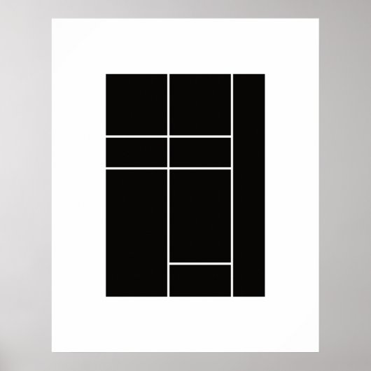 モンドリアンへのオマージュ 1.2 ポスター (正面)