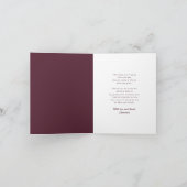 モンドリアンシンプルカラーブロック卒業写真 サンキューカード (内部)