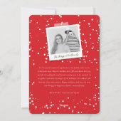 モンドリアンジョイのミニマリストのカラーブロックのモダン写真 シーズンカード (裏面)