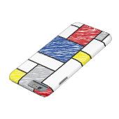 モンドリアンスクライブズミニマリストデスティールモダンアート Case-Mate iPhoneケース (底)