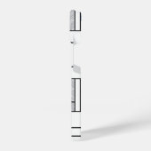 モンドリアンスクライブズミニマリストデスティールモダンアート iPhone 15ケース (左側面)