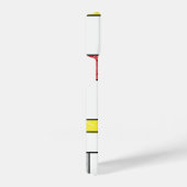 モンドリアンスクライブズミニマリストデスティールモダンアート iPhone 15ケース (右側面)