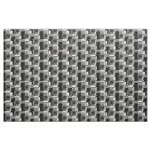 モンドリアンスタイルグレイ抽象芸術幾何モダンシック ファブリック (ヤード)