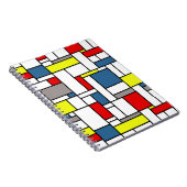 モンドリアンスタイルデザイン ノートブック (右側)