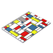 モンドリアンスタイルデザイン ノートブック (左側)