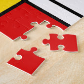 モンドリアンスタイル幾何ファインアート ジグソーパズル (側面)