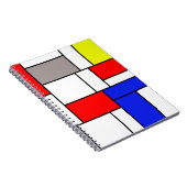 モンドリアンスタイル ノートブック (右側)