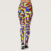 モンドリアンド刺激を受けたードル レギンス (裏面)