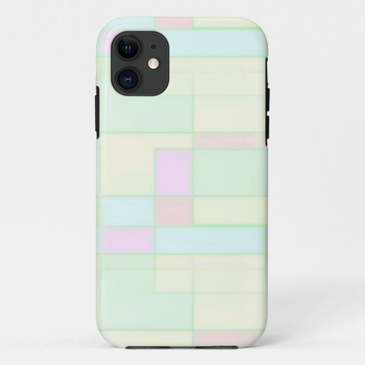 モンドリアンパステルiphoneケースカバー Case-Mate iPhoneケース (裏面)