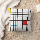 モンドリアンパターンクッション クッション (ブランケット)
