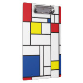 モンドリアンミニマル幾何学デスティールモダンアート クリップボード (右)