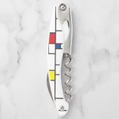 モンドリアンミニマル幾何学デスティールモダンアート ソムリエナイフ (裏面)