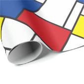 モンドリアンミニマル幾何学デスティールモダンアート ラッピングペーパー (ロールコーナー)