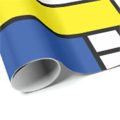 モンドリアンミニマル幾何学デスティールモダンアート ラッピングペーパー (ロールコーナー)