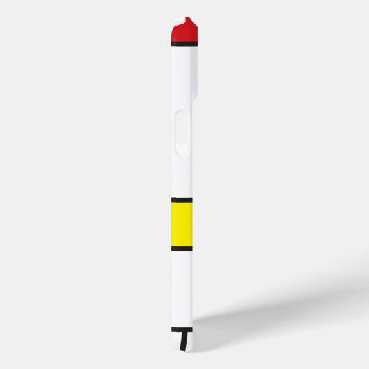 モンドリアンミニマル幾何学デスティールモダンアート Case-Mate iPhoneケース (裏面 / 右)