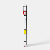 モンドリアンミニマル幾何学デスティールモダンアート iPhone 15ケース (左側面)