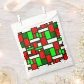 モンドリアンモダン抽象芸術 フェイバーバッグ (クリップ留めされた状態)