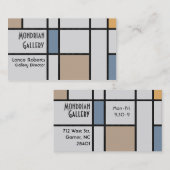 モンドリアンモダン 名刺 (正面/裏面)